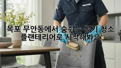 목포 무안동에서 숨쉬는 공기 청소, 플랜테리어로 시작해봐요!